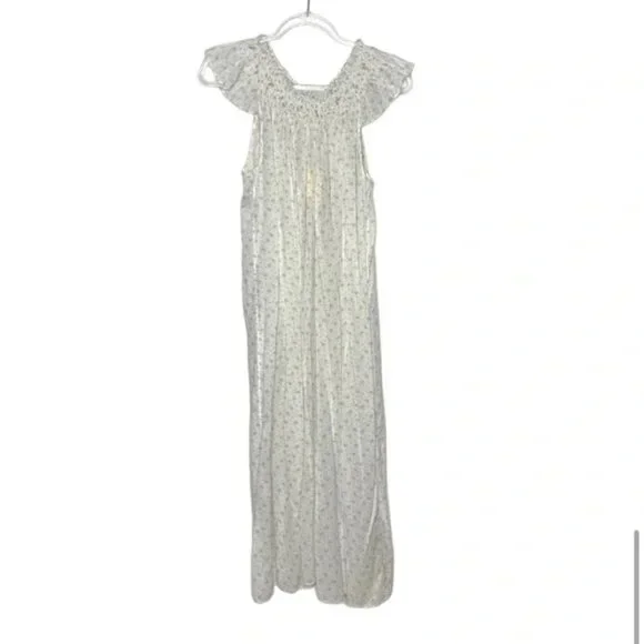 Doen | Lovisa Nightgown in Azure Windswept Floral Medium - Picture 5 of 8